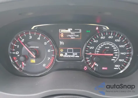 2020 Subaru Wrx Premium из США, поврежденный, VIN JF1VA1C60L9805804